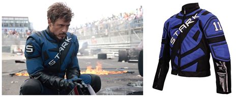 tony stark racing jacket replica|tony stark death.